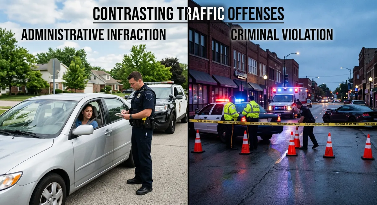 Traffic Misdemeanors vs. Felonies